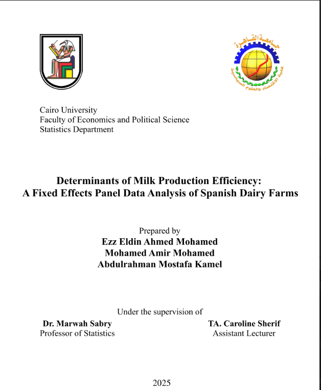 Determinants of Milk Production Efficiency